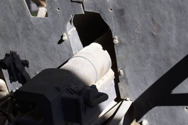 Savunma silah eski kale, Kıbrıs adasında antik toplar