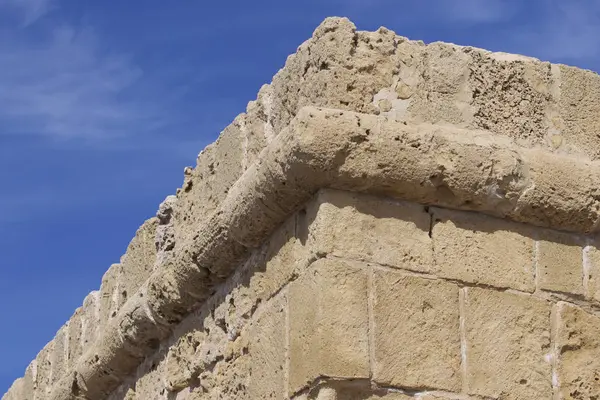要素と古代の要塞のアーキテクチャの詳細 — ストック写真