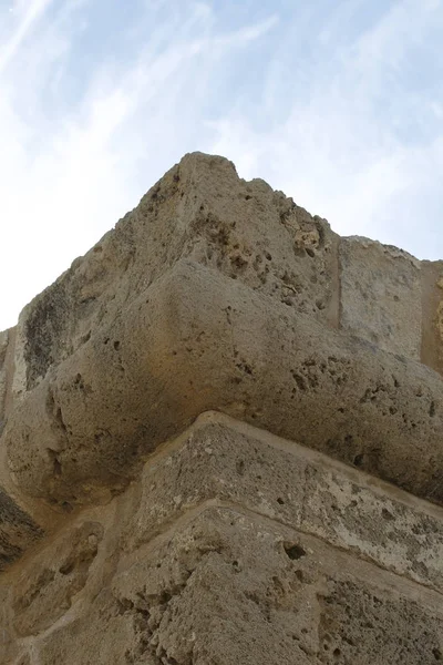 Elementos Detalhes Arquitetura Antiga Fortaleza Chipre — Fotografia de Stock