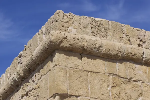 要素と古代の要塞 キプロスのアーキテクチャの詳細 — ストック写真