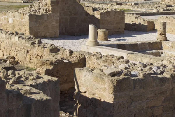 Escavações Arqueológicas Antiga Civilização Grega Ilha Chipre — Fotografia de Stock