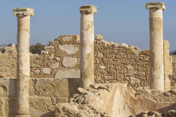 Wykopaliska Archeologiczne Starożytnej Cywilizacji Greckiej Cyprze — Zdjęcie stockowe