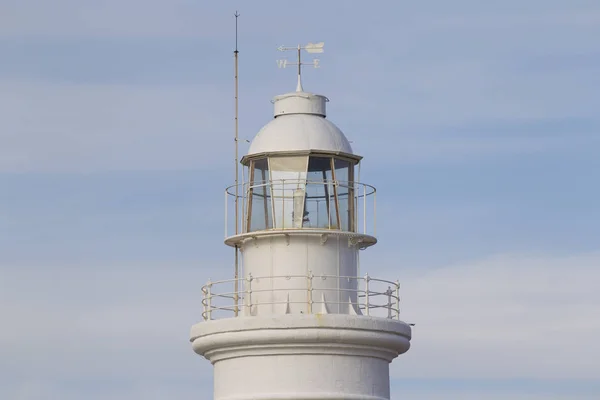 Farol Fundo Céu Cidade Paphos Chipre — Fotografia de Stock