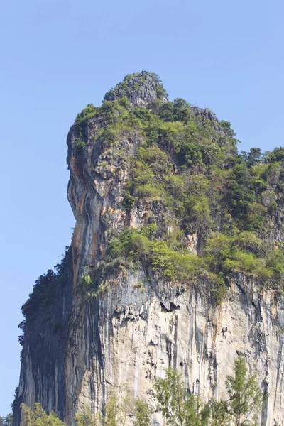 Malebné Skály Poloostrova Railay Město Krabi Thajsko — Stock fotografie