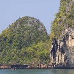 泰国莱利半岛风景如画的岩石