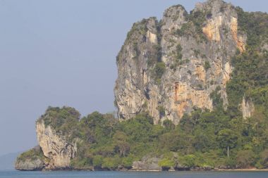 Pitoresk kayalar Railay Yarımadası, Tayland