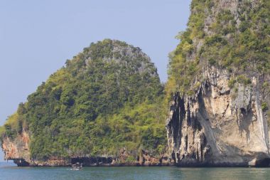 Pitoresk kayalar Railay Yarımadası, Tayland