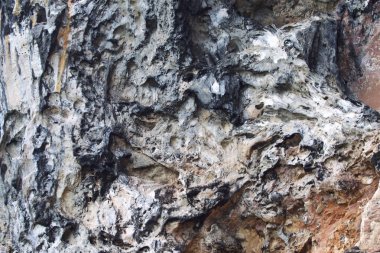 Ayrıntılar ve formları kayalar Railay Yarımadası'nda, Krabi, Tayland