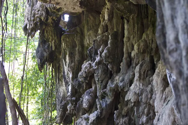 Details Und Gesteinsformen Auf Der Halbinsel Railay Krabi Thailand — Stockfoto