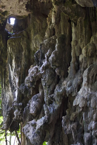 Détails Formes Des Roches Sur Péninsule Railay Krabi Thaïlande — Photo