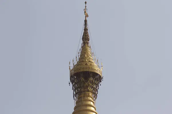 Buddhista templom komplex Shwedagon történelmi szimbóluma buddhizmus, Mianmar — Stock Fotó