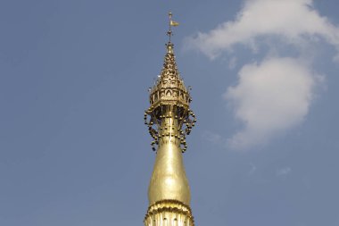 Budist tapınağı karmaşık Shwedagon Budizm, Yangon, Myanmar tarihsel bir semboldür