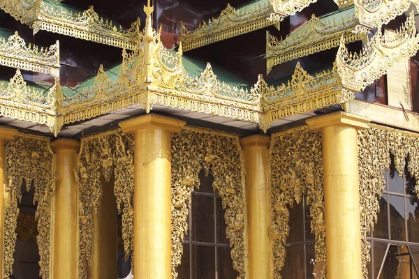 Complexo Templo Budista Shwedagon Símbolo Histórico Budismo Rangum Mianmar — Fotografia de Stock