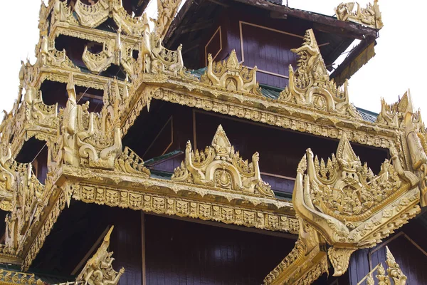 Buddhist Temple Complex Shwedagon Historical Symbol Buddhism Yangon Myanmar — Stock Photo, Image