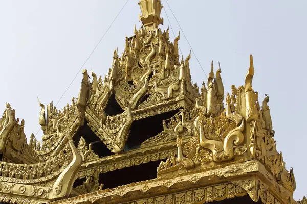 Buddhistiska Templet Komplex Shwedagon Historisk Symbol För Buddhismen Yangon Myanmar — Stockfoto