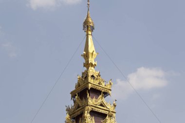 Budist tapınağı karmaşık Shwedagon Budizm, Myanmar tarihsel bir sembolüdür