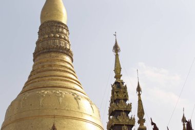 Budist tapınağı karmaşık Shwedagon Budizm, Myanmar tarihsel bir sembolüdür