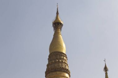 Budist tapınağı karmaşık Shwedagon Budizm, Yangon, Myanmar tarihsel bir semboldür