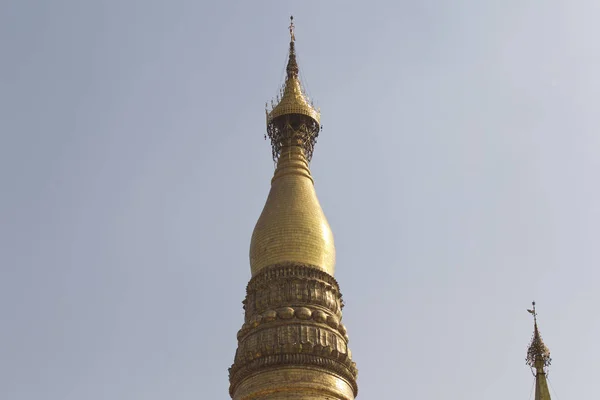 Buddhistický Chrám Komplexní Shwedagon Historickým Symbolem Buddhismu Yangon Myanmar — Stock fotografie