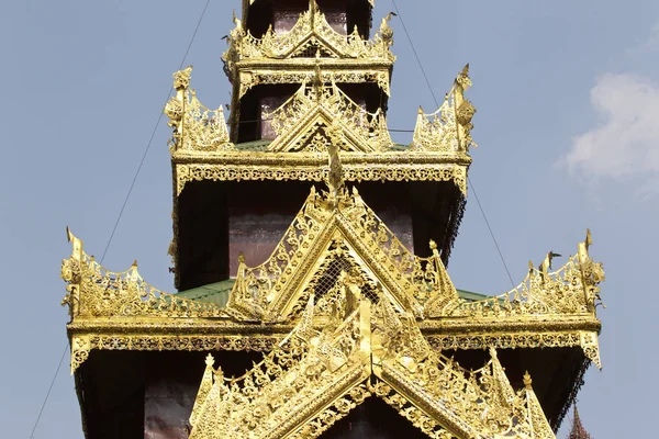 Buddhistischer Tempelkomplex Shwedagon Ist Ein Historisches Symbol Für Buddhismus Yangon — Stockfoto