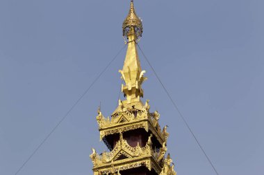 Budist tapınağı karmaşık Shwedagon Budizm, Myanmar tarihsel bir sembolüdür