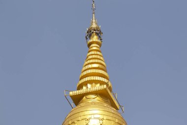 Budist tapınağı karmaşık Shwedagon Budizm, Myanmar tarihsel bir sembolüdür