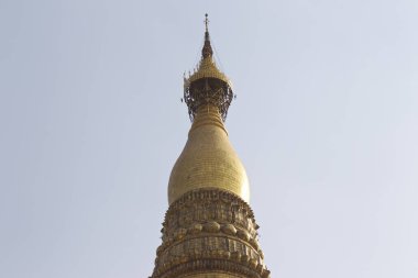 Budist tapınağı karmaşık Shwedagon Budizm, Yangon, Myanmar tarihsel bir semboldür