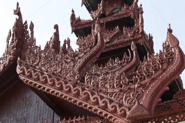 Budist tapınağı karmaşık Shwedagon Budizm, Myanmar tarihsel bir sembolüdür