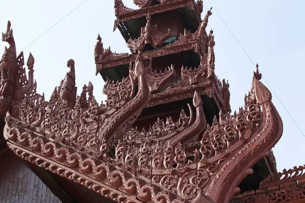 Buddhistiska Templet Komplex Shwedagon Historisk Symbol För Buddhismen Yangon Myanmar — Stockfoto