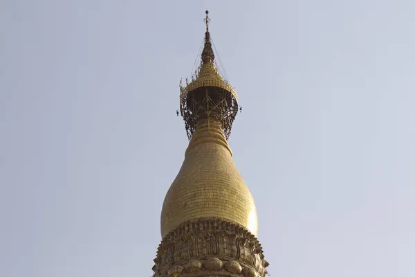 Buddyjska Świątynia Shwedagon Złożonych Jest Historycznym Symbolem Buddyzmu Yangon Myanmar — Zdjęcie stockowe