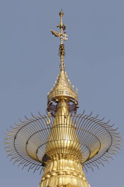 Budist tapınağı karmaşık Shwedagon Budizm, Myanmar tarihsel bir sembolüdür