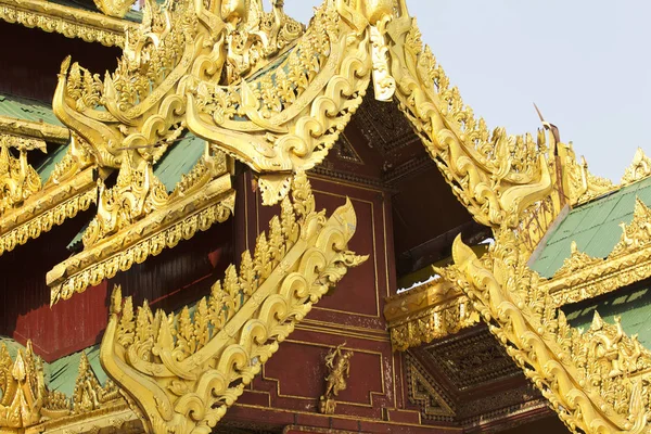 Stock image Buddhist temple complex Shwedagon is a historical symbol of Buddhism, Myanmar