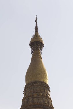 Budist tapınağı karmaşık Shwedagon Budizm, Yangon, Myanmar tarihsel bir semboldür