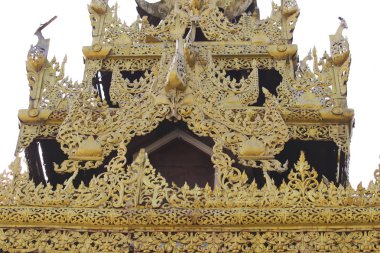 Budist tapınağı karmaşık Shwedagon Budizm, Myanmar tarihsel bir sembolüdür