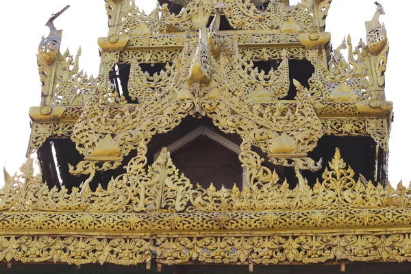 Buddhistický Chrám Komplexní Shwedagon Historickým Symbolem Buddhismu Yangon Myanmar — Stock fotografie