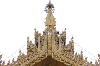 Budist tapınağı karmaşık Shwedagon Budizm, Yangon, Myanmar tarihsel bir semboldür