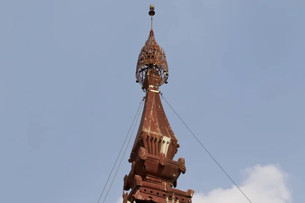 Complexo Templo Budista Shwedagon Símbolo Histórico Budismo Rangum Mianmar — Fotografia de Stock