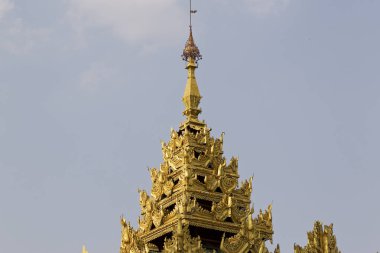 Budist tapınağı karmaşık Shwedagon Budizm, Myanmar tarihsel bir sembolüdür