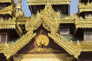 Budist tapınağı karmaşık Shwedagon Budizm, Myanmar tarihsel bir sembolüdür
