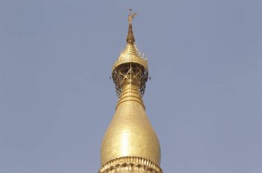 Budist tapınağı karmaşık Shwedagon Budizm, Yangon, Myanmar tarihsel bir semboldür