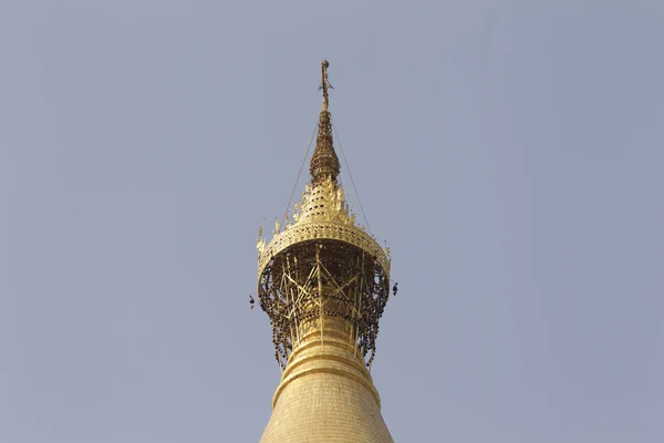 Buddhistický chrám komplexní Shwedagon je historickým symbolem buddhismu, Myanmar — Stock fotografie
