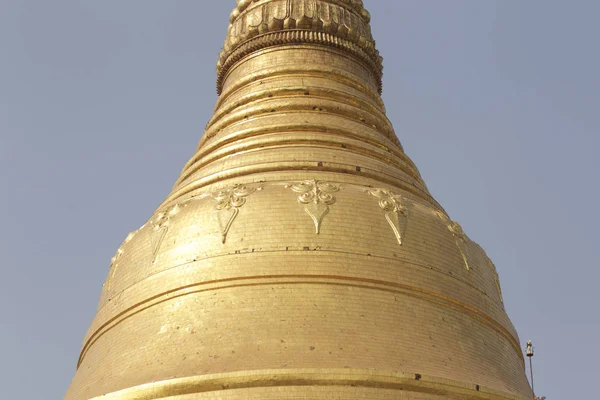 Buddyjska Świątynia Shwedagon Złożonych Jest Historycznym Symbolem Buddyzmu Yangon Myanmar — Zdjęcie stockowe