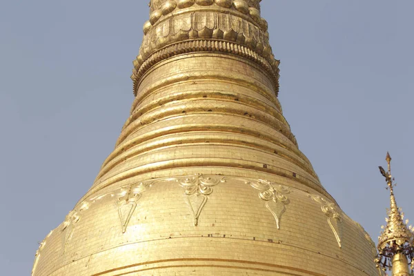 Complexul Templului Budist Shwedagon Este Simbol Istoric Budismului Yangon Myanmar — Fotografie, imagine de stoc