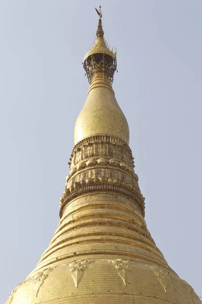 Буддійський Храм Комплекс Shwedagon Історичні Символ Буддизм Місті Yangon Янма — стокове фото