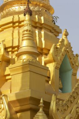 Budist tapınağı karmaşık Shwedagon Budizm, Myanmar tarihsel bir sembolüdür