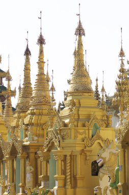 Budist tapınağı karmaşık Shwedagon Budizm, Myanmar tarihsel bir sembolüdür