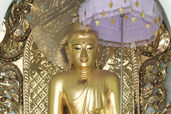 Buddhist Temple Complex Shwedagon Historical Symbol Buddhism Yangon Myanmar — Stock Photo, Image