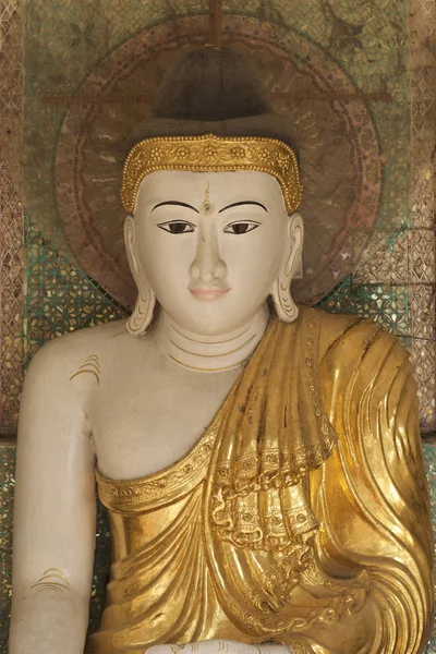 Complexo Templo Budista Shwedagon Símbolo Histórico Budismo Rangum Mianmar — Fotografia de Stock