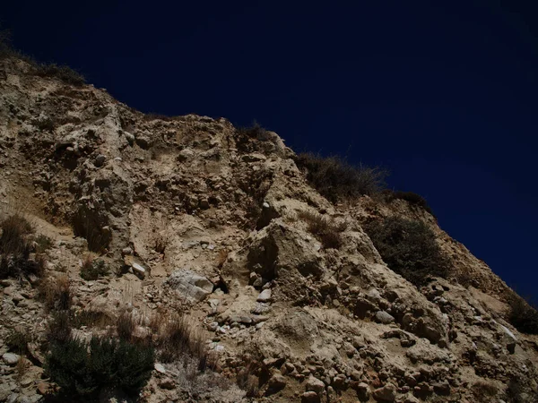 Pohled na pobřeží letoviska Pissouri, Kypr — Stock fotografie