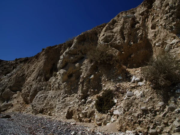 Vista da costa do resort de Pissouri, Chipre — Fotografia de Stock